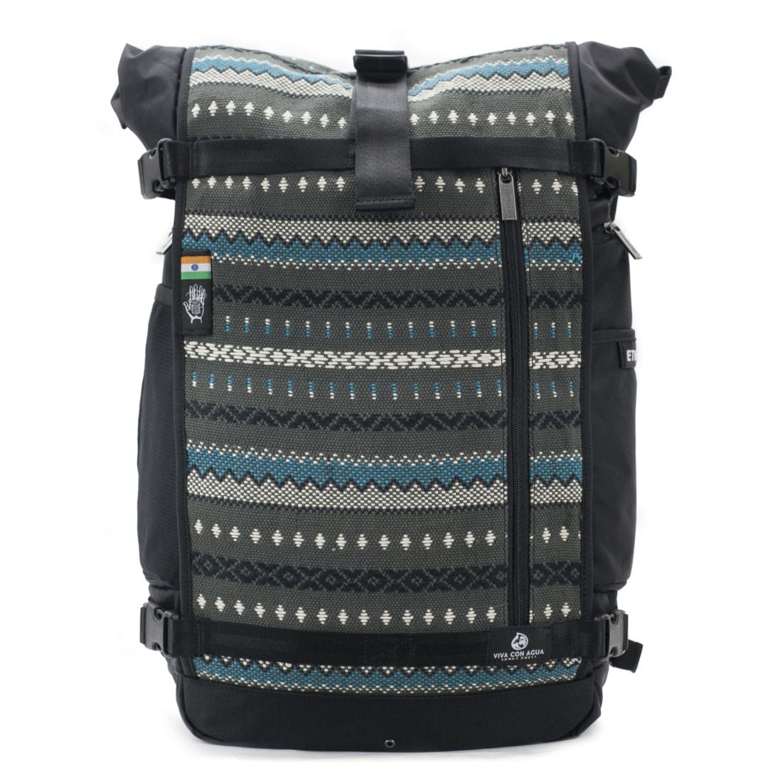 Raja Reise Rucksack 46 Viva con Agua Grey von Ethnotek