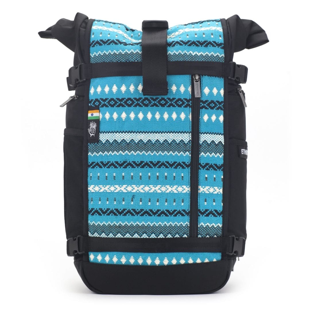 Raja Tages Rucksack 30 Viva Con Agua Blue von Ethnotek