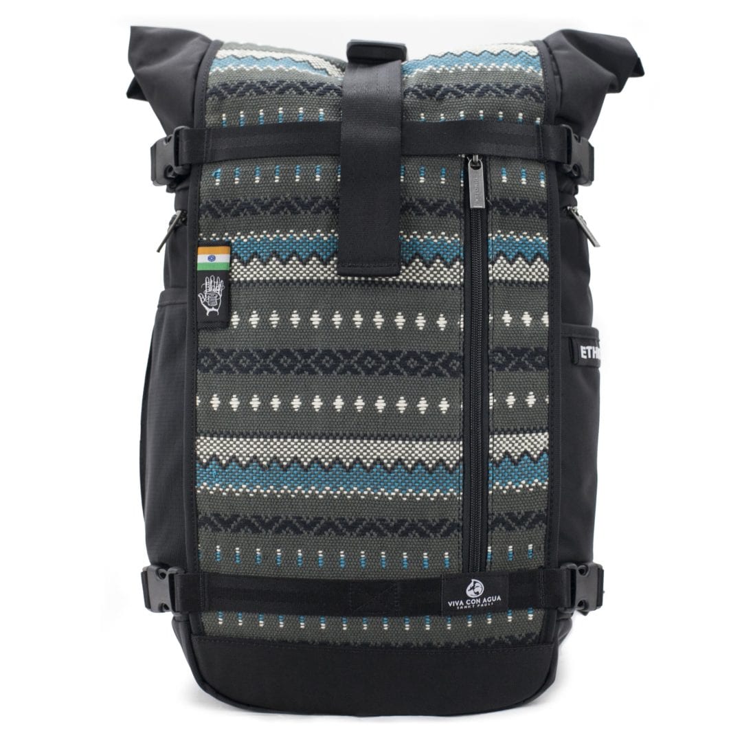 Raja Tages Rucksack 30 Viva con Agua Grey von Ethnotek