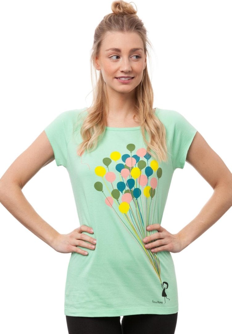 T-Shirt Balloons Girl  von FellHerz