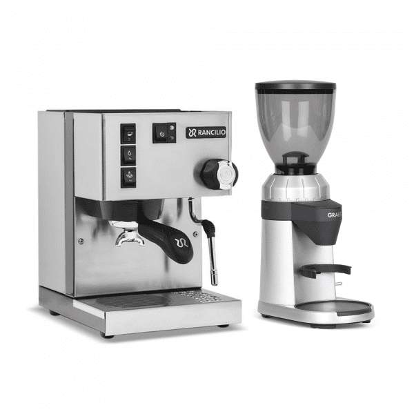 Silvia + Espressomühle im Set Graef CM 800 von Rancilio