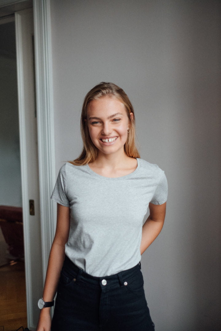 T-Shirt BASIC Grey Melange von Recolution
