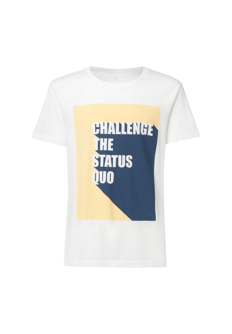 Herren T-Shirt Status Quo Weiß von ThokkThokk