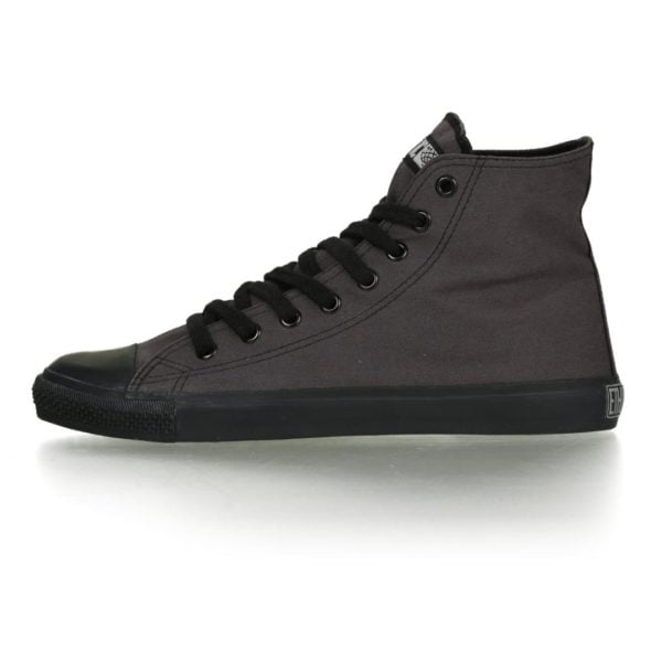 Fair Trainer Black Cap Hi Cut Classic Pewter Grey Jet Black von Ethletic