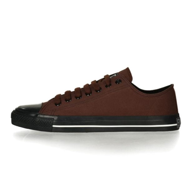 Fair Trainer Black Cap Lo Cut Collection 17 Nut Brown Jet Black von Ethletic