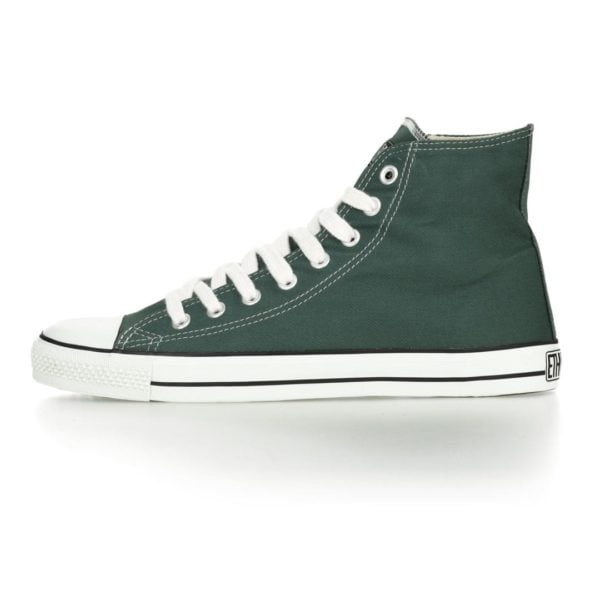 Fair Trainer White Cap Hi Cut Classic Reseda Green Just White von Ethletic