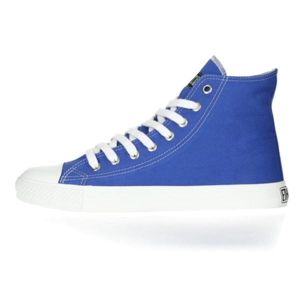 Fair Trainer  White Cap Hi Cut Collection 17 Glow Blue Just White von Ethletic