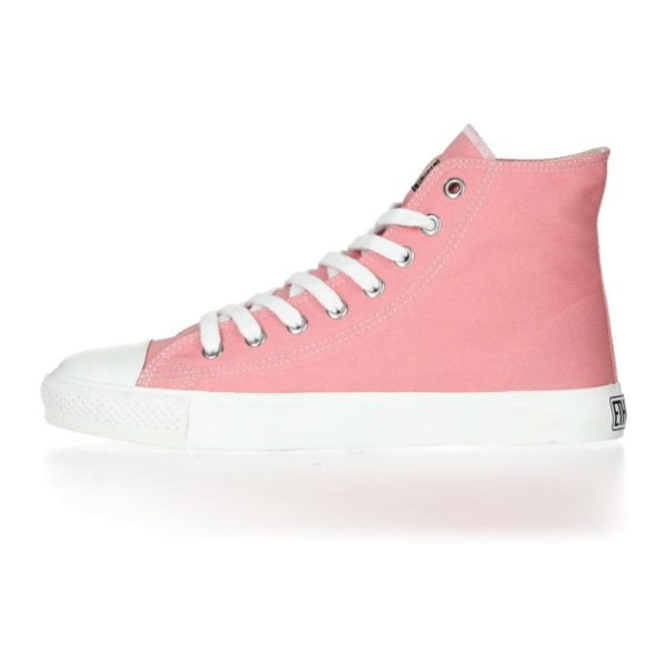 Fair Trainer  White Cap Hi Cut Collection 17 Ice Cream Pink Just White von Ethletic