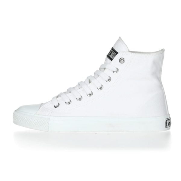 Fair Trainer  White Cap Hi Cut Collection 17 Just White Just White von Ethletic