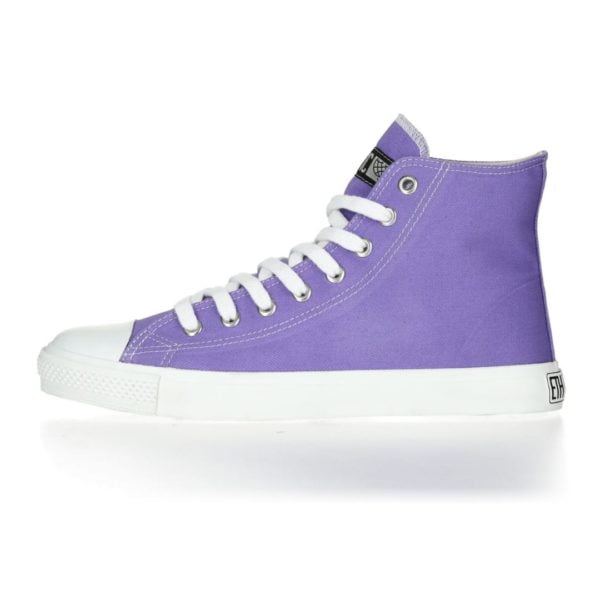 Fair Trainer  White Cap Hi Cut Collection 17 Purple Rain Just White von Ethletic