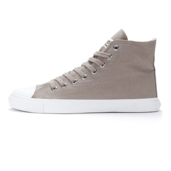 Fair Trainer White Cap Hi Cut Frozen Olive Just White von Ethletic