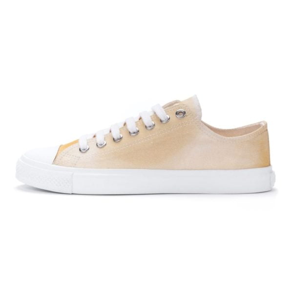 Fair Trainer White Cap Lo Cut Golden Shine Just White von Ethletic