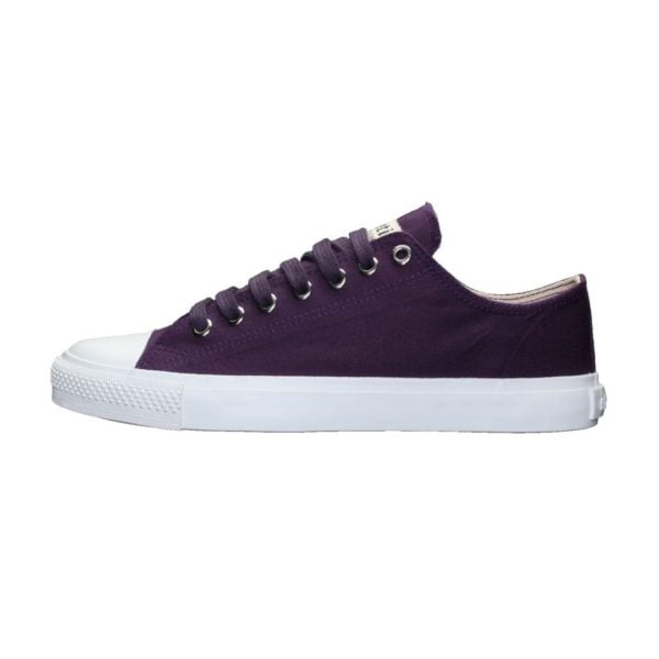 Fair Trainer White Cap Lo Cut Grape Velvet Just White von Ethletic