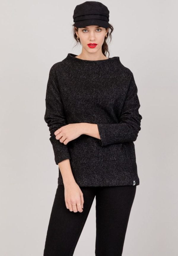 Damen Sweater MISTELTOE Schwarz von LovJoi