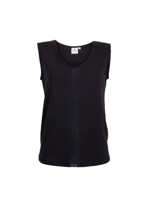 Damen Top LIMPETT Seacell Jersey Schwarz von LovJoi