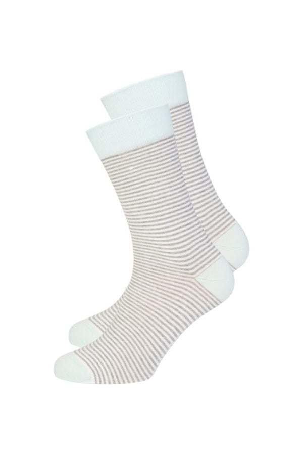 Basic Socks #STRIPES White / Grey / Mint von Recolution