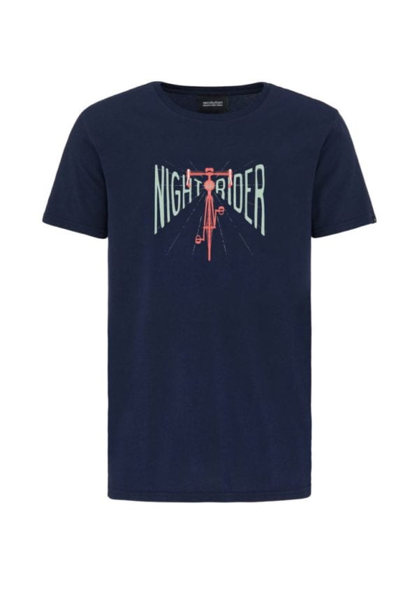 Casual T-Shirt #NIGHTRIDER Navy von Recolution