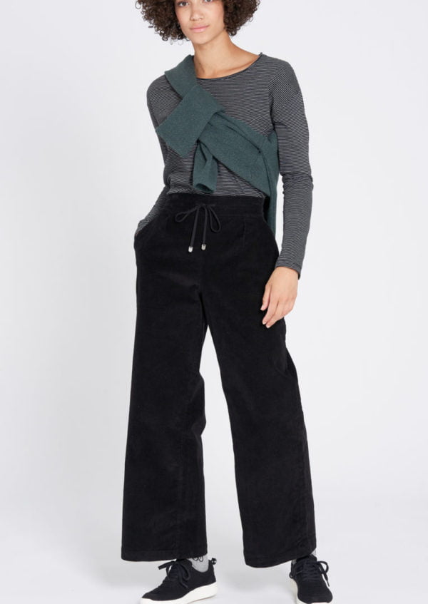 Corduroy Culotte Black von Recolution