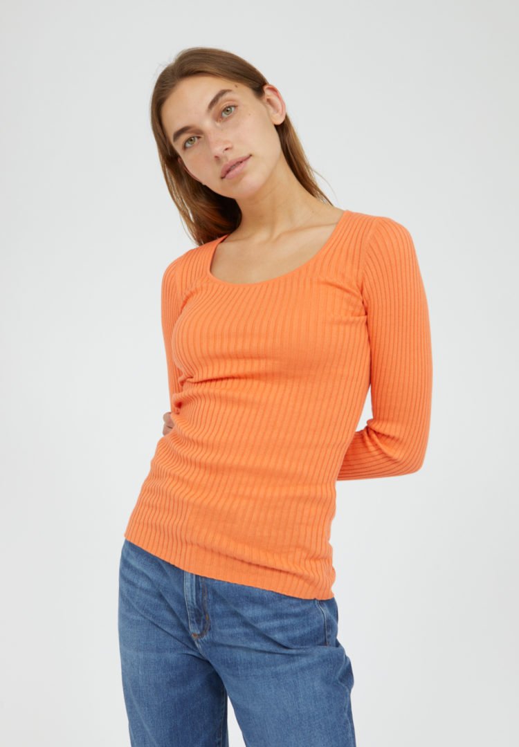 Strickpullover Alaani Crewneck In Sunrise von ArmedAngels