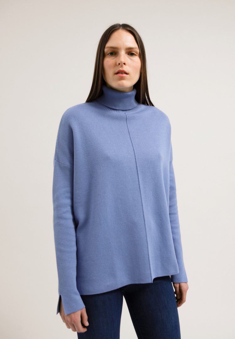 Strickpullover Ayakaa In Dove Blue von ArmedAngels