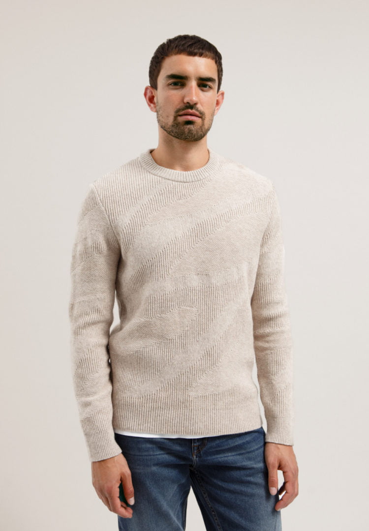Strickpullover Traai In Light Caramel Melange von ArmedAngels