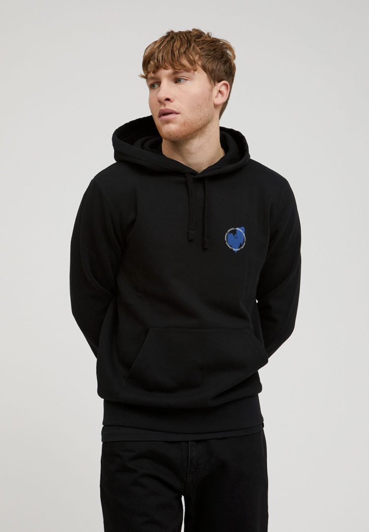 Sweathoodie Draaw Earth In Black von ArmedAngels