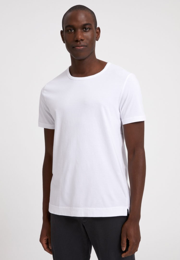 T-shirt Aantonio Soft Brushed In White von ArmedAngels