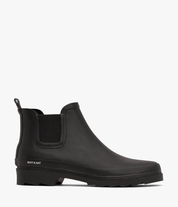 Lane Vegane Regen Stiefel Schwarz von Matt & Natt