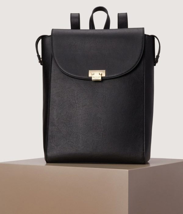Veganer Designer Rucksack Idzel Black von Matt & Natt