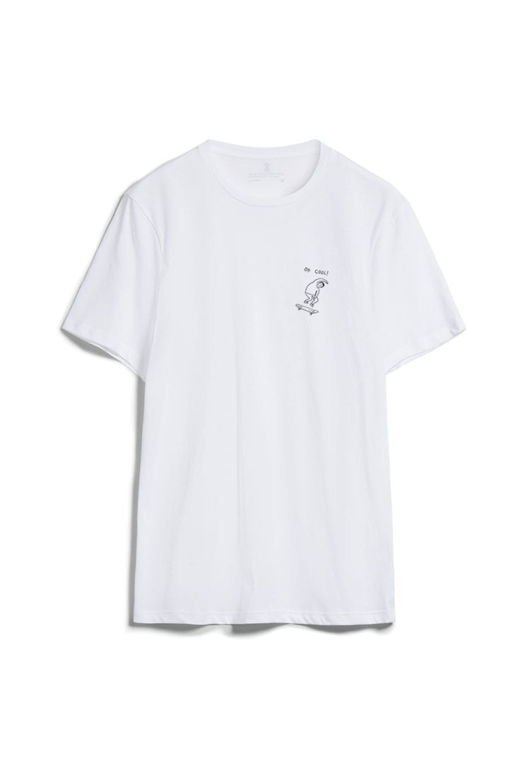 T-shirt Jaames Ok Cool In White von ArmedAngels