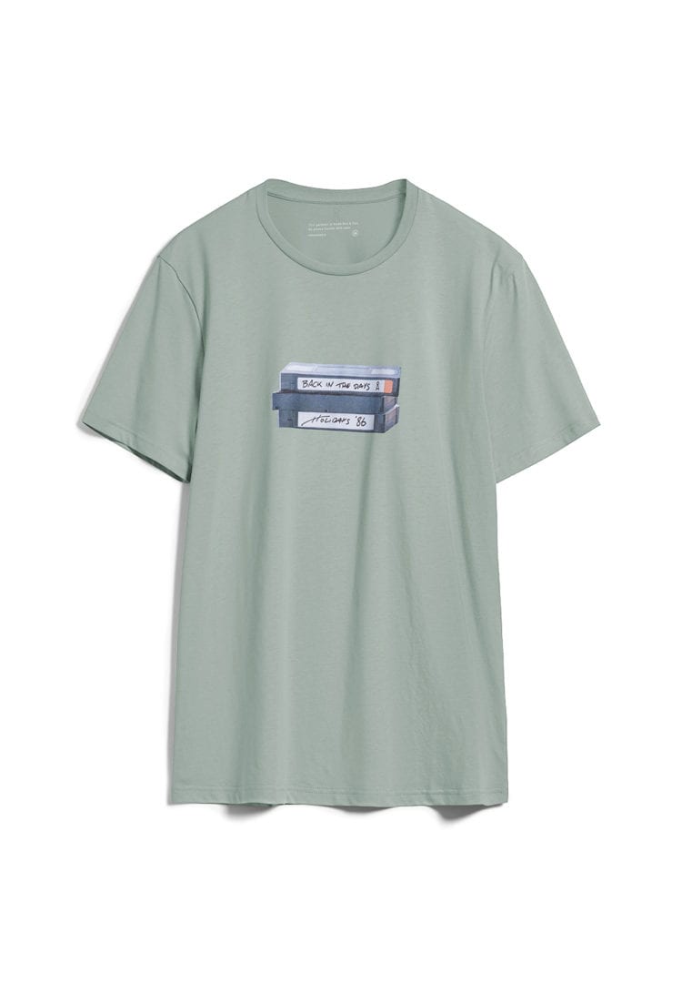 T-shirt Jaames Vhs In Dusty Agave von ArmedAngels