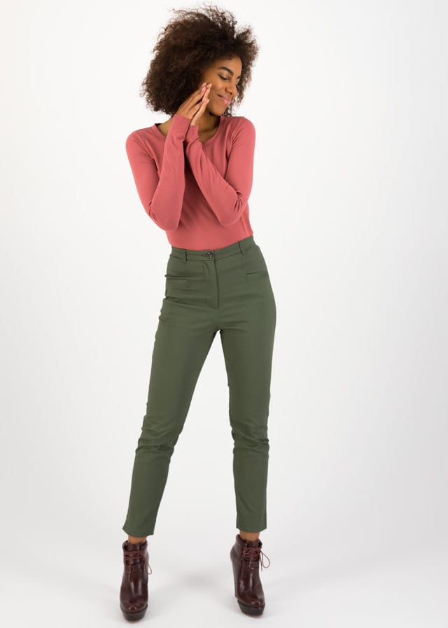 High-waist-hose Rotkäppchen Pants Grün von blutsgeschwister