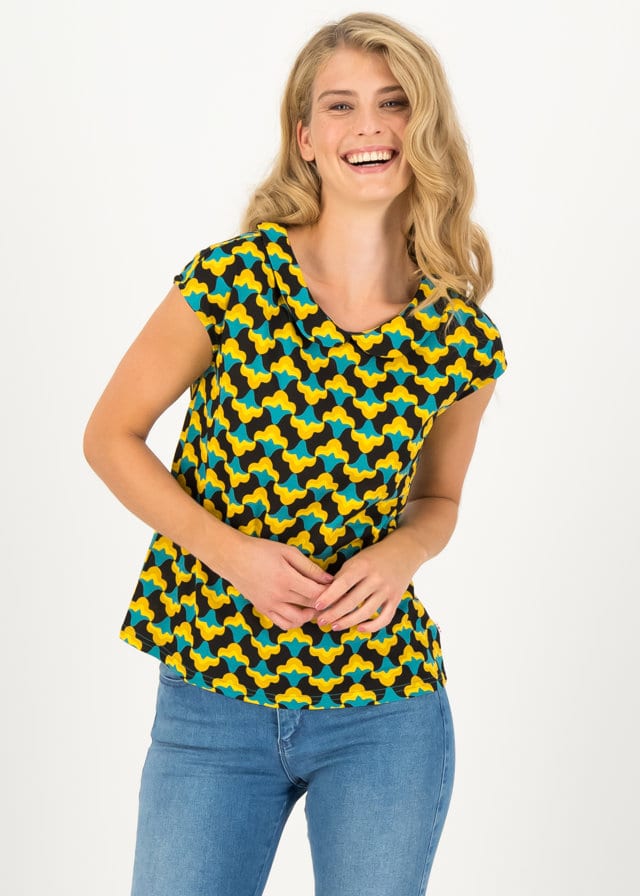 Jersey T-shirt Botanical Bubi Schwarz von blutsgeschwister