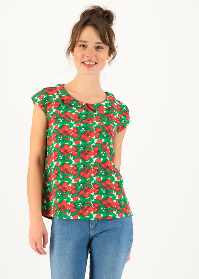 Jersey T-shirt Botanical Bubi Weiß von blutsgeschwister