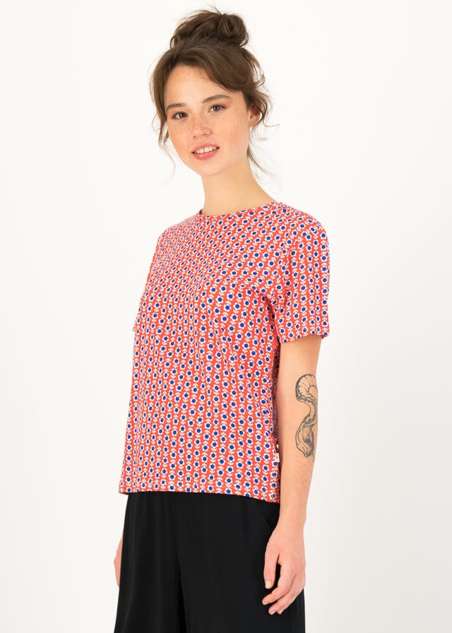 Jersey T-shirt Diamond Heart Rot von blutsgeschwister