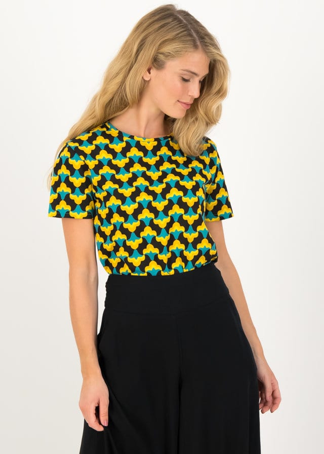 Jersey T-shirt Diamond Heart Schwarz von blutsgeschwister