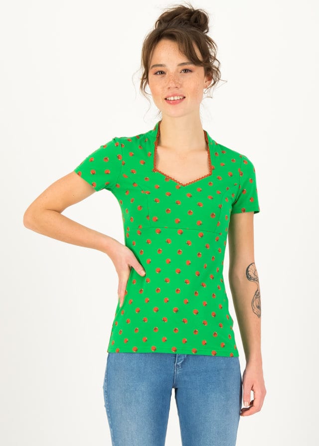 Jersey T-shirt Pow Wow Vau Grün von blutsgeschwister