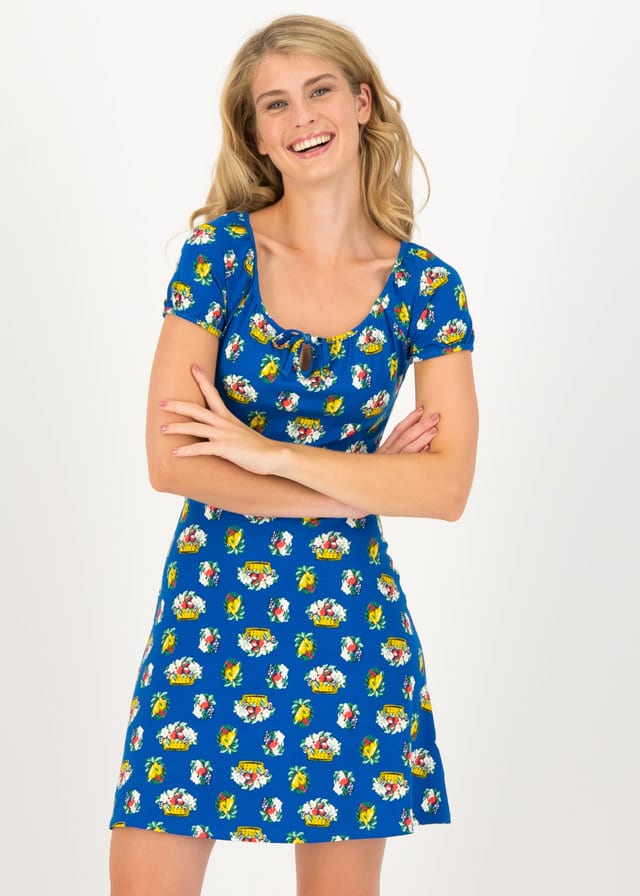 Sommerkleid Heart On Fire Blau von blutsgeschwister