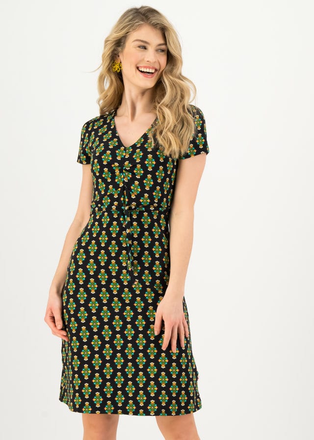 Sommerkleid Sally Tomato Schwarz von blutsgeschwister