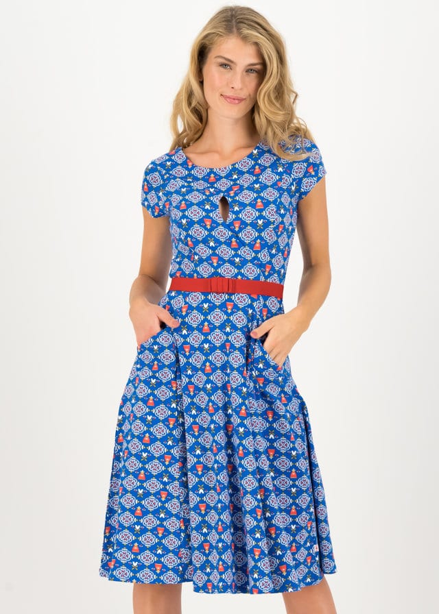 Sommerkleid Shine On Goddess Blau von blutsgeschwister