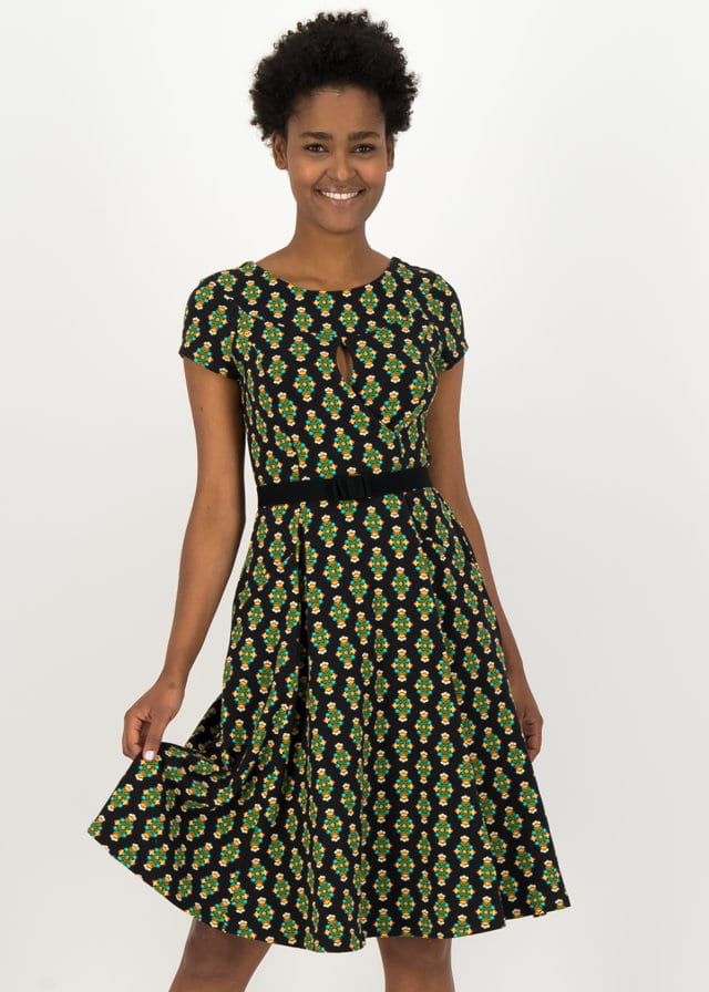 Sommerkleid Shine On Goddess Schwarz von blutsgeschwister