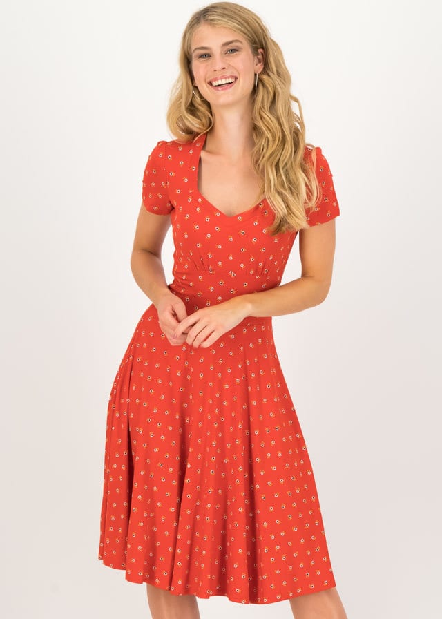 Sommerkleid Urlaub Auf Balkonien Rot von blutsgeschwister
