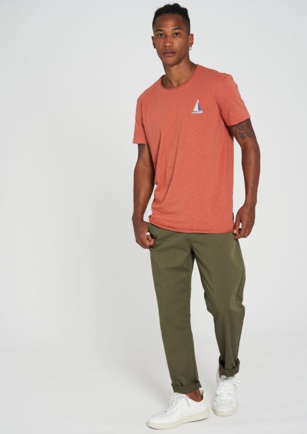 Casual T-Shirt #SAILINGBOAT Summer Orange von Recolution