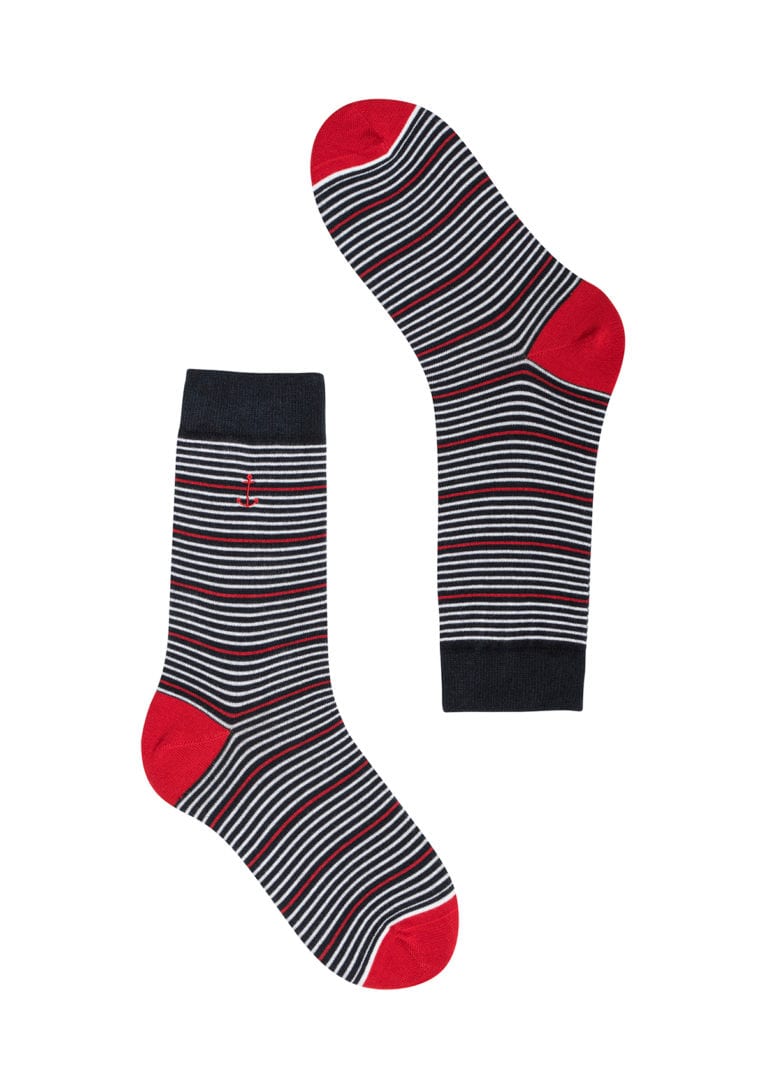 Socks OCOTILLO Navy / Red / White von Recolution