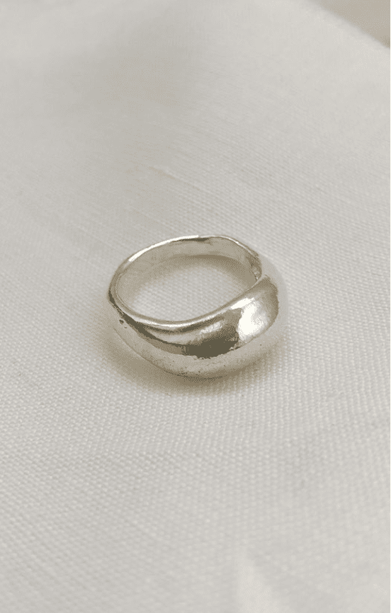Statement Ring aus recyceltem Silber von Wild Fawn