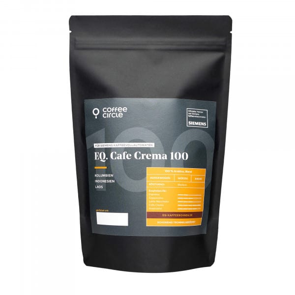 EQ. CAFE CREMA 100 1kg ganze Bohne von Coffee Circle