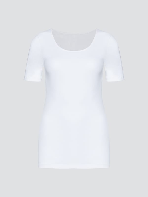 Kurzarm Shirt - Weiss von Comazo