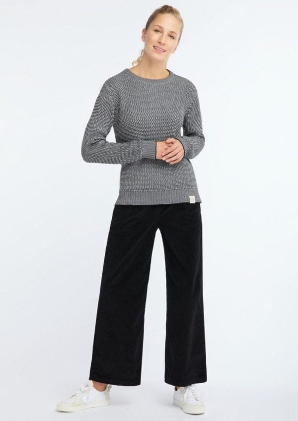 Crew Neck Basic Glacier Grey / Black von Recolution