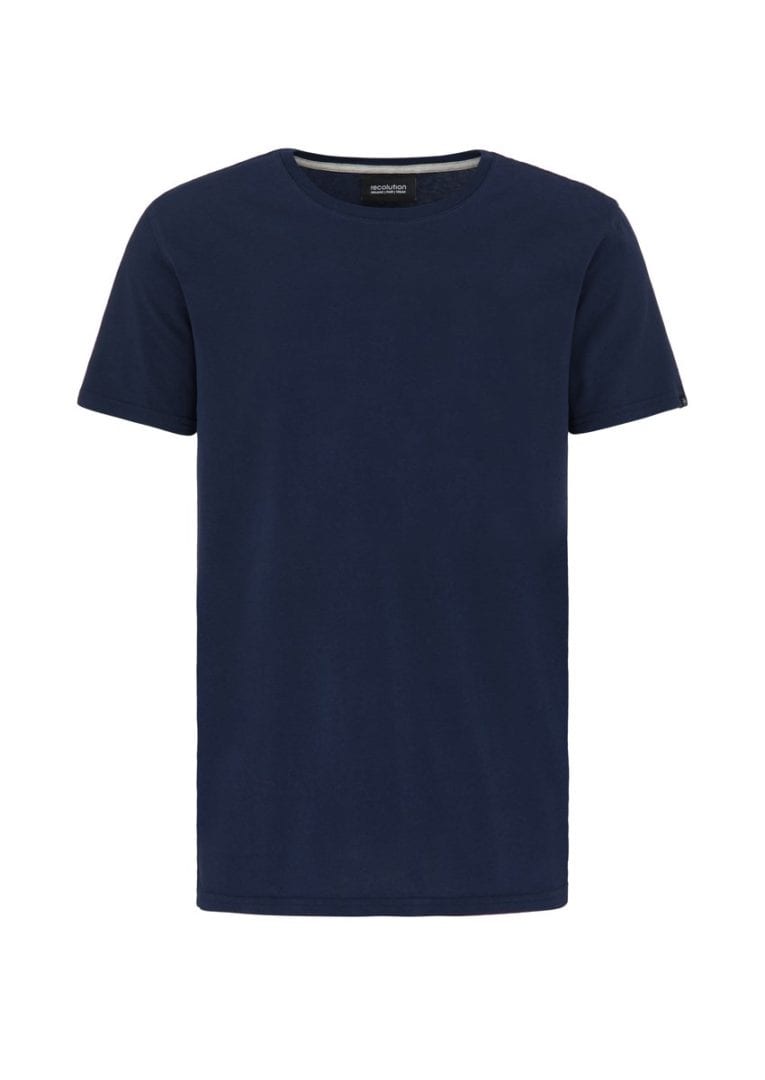 T-Shirt Basic Navy von Recolution