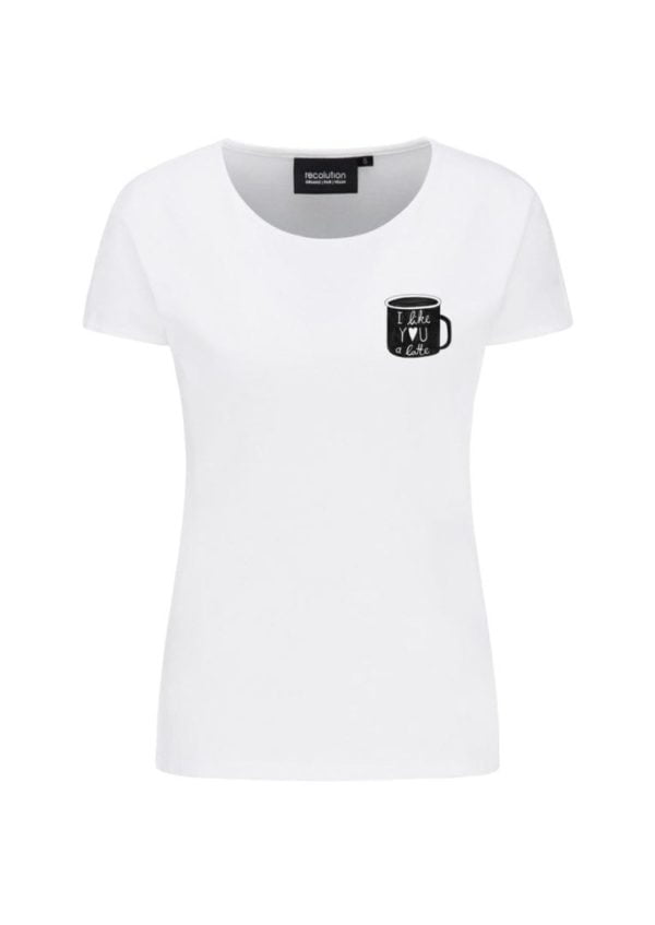 T-Shirt I LIKE YOU White von Recolution